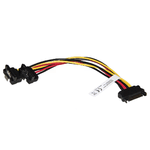 Cavo Sata Alimentazione Da 15 Pin Sata Maschio A 2 X 15 Pin Sata 90°