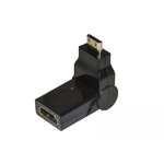 Adattatore Mini Hdmi Maschio - Hdmi Femmina Con Connettore Inclinabile