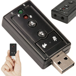 Scheda audio USB con jack per cuffie e microfono