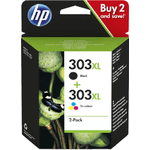 ORIGINALE HP Multipack nero / differenti colori 3YN10AE MCVP 303XL