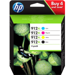 ORIGINALE HP Multipack nero / ciano / magenta / giallo 3YP34AE MCVP 912 XL