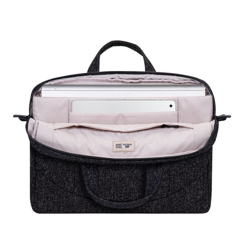 Rivacase-7931-396-cm--15.6--Borsa-da-corriere-Nero-Bianco