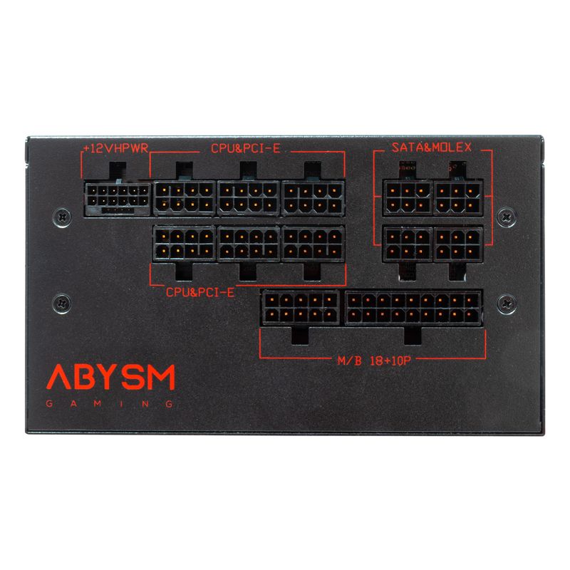 ABYSM-Morpheo-GX5-1000W-alimentatore-per-computer-20-4-pin-ATX-ATX-Nero-Rosso