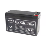 V-TAC Batteria al Piombo Acido 12V 7Ah per Allarmi Videosorveglianza UPS Terminali T2 151*65*94mm