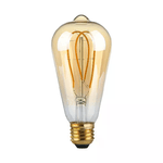 V-TAC Lampadina LED E27 5W ST64 Filamento Ambrato 1800K