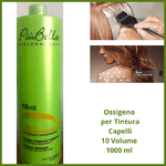 Ossigeno per tintura a ossidazione capelli colorati colore decolorazione emulsione cremosa profumata da 1000 ml  10 volume