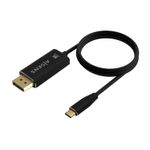 AISENS-A109-0686-cavo-e-adattatore-video-08-m-USB-tipo-C-DisplayPort-Nero