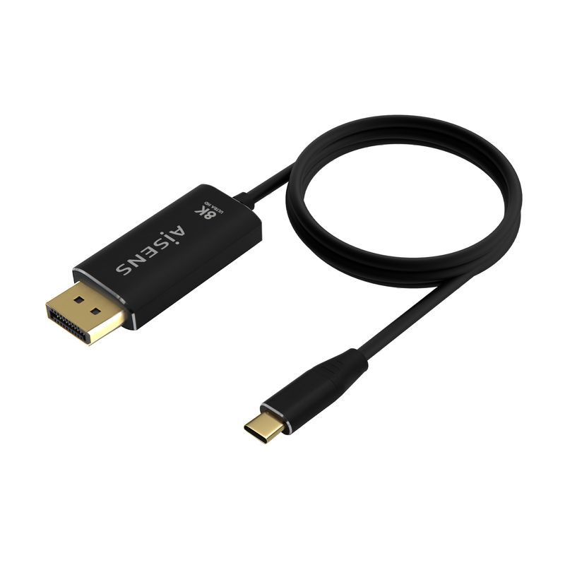 AISENS-A109-0686-cavo-e-adattatore-video-08-m-USB-tipo-C-DisplayPort-Nero