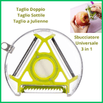 Sbucciatore universale pelapatate e sbucciaverdure julienne utensile da cucina carote mele zucchine sbuccia verdure