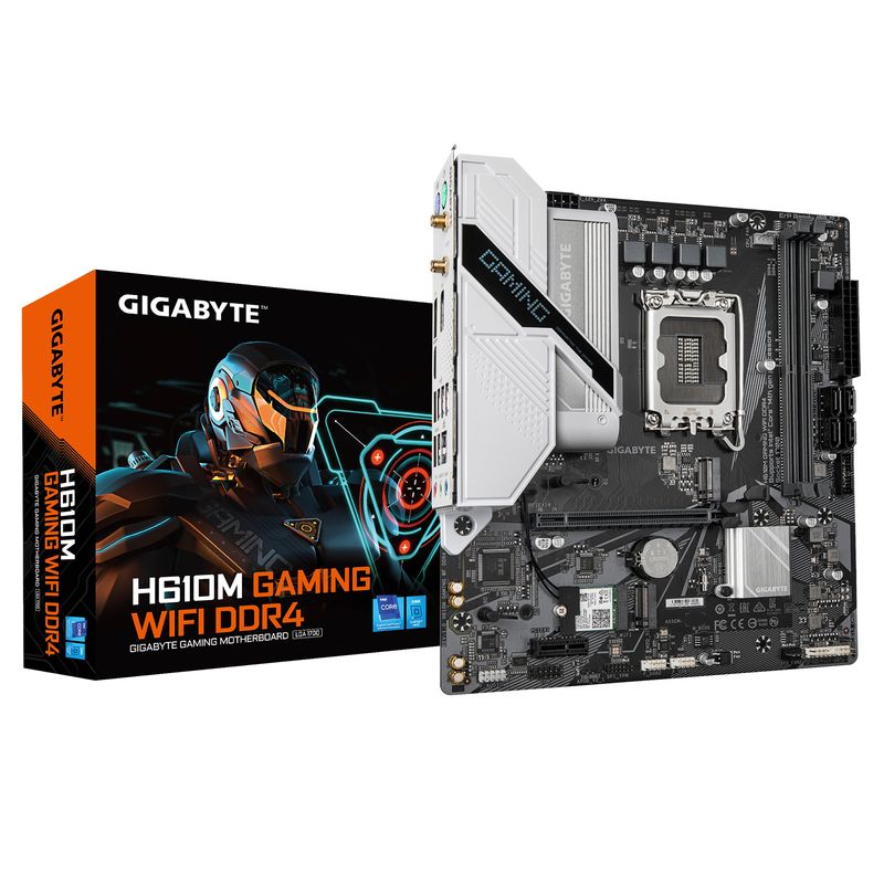 GIGABYTE-H610M-GAMING-WF-DDR4-scheda-madre-Intel-H610-Express-LGA-1700-micro-ATX