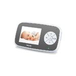 Beurer BY 110 Babyphone Video Wi-Fi con Funzione di Visione Notturna a Infrarossi e Modalita ECO, Grigio