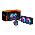 GIGABYTE AORUS WATERFORCE II 240 AIO Liquid CPU Cooler - 2 ventole ARGB da 120 mm