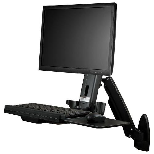 StarTech.com Stazione di Lavoro Sit Stand montabile a Parete - Single Monitor
