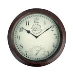 Esschert Design Orologio della Stazione con Termometro 30,5 cm TF007