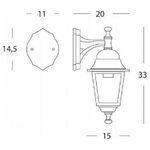 Sovil Applique Piccola In Basso Linea Nano Alluminio E27