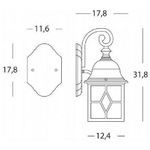 Sovil Applique In Basso Linea Rice Alluminio E27