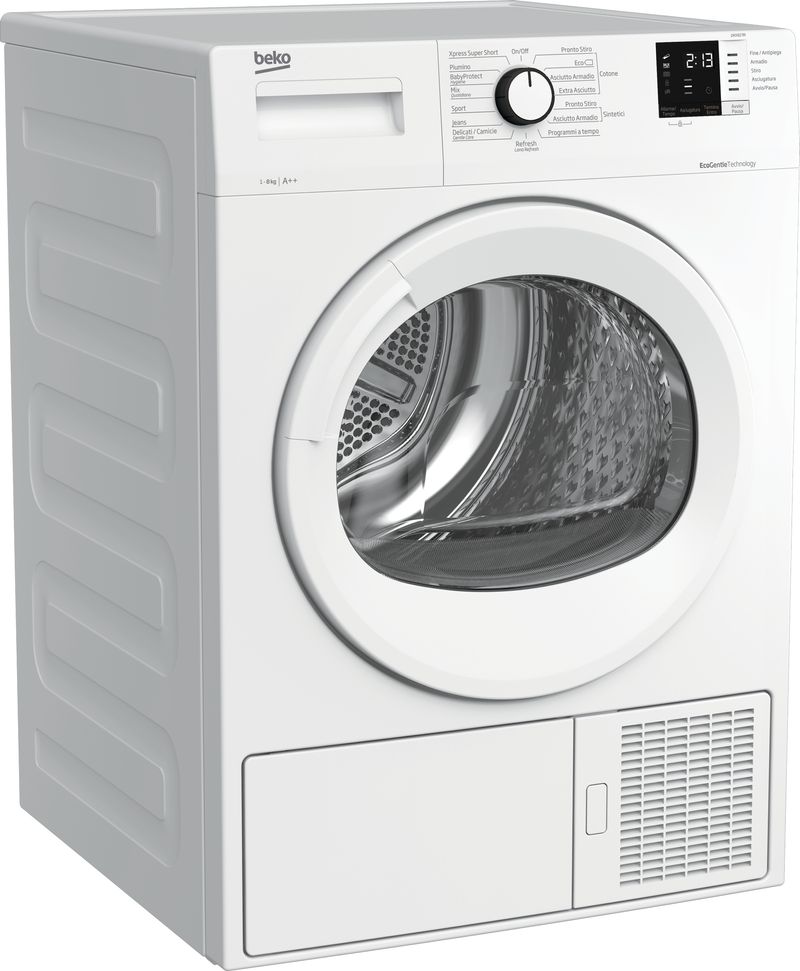 Beko-DRX823N-asciugatrice-Libera-installazione-Caricamento-frontale-8-kg-A---Bianco