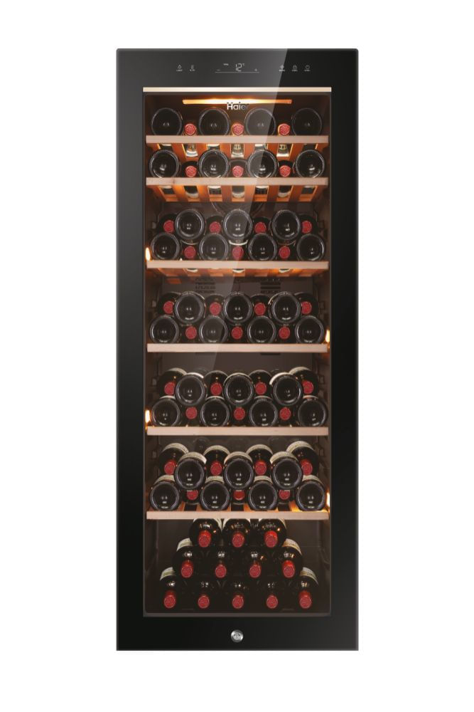 Haier-Wine-Bank-50-Serie-5-HWS84GA-Cantinetta-vino-con-compressore-Libera-installazione-Nero-84-bottiglia-bottiglie