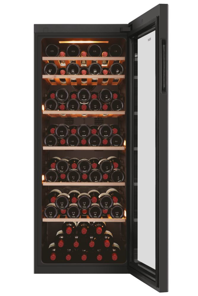 Haier-Wine-Bank-50-Serie-5-HWS84GA-Cantinetta-vino-con-compressore-Libera-installazione-Nero-84-bottiglia-bottiglie