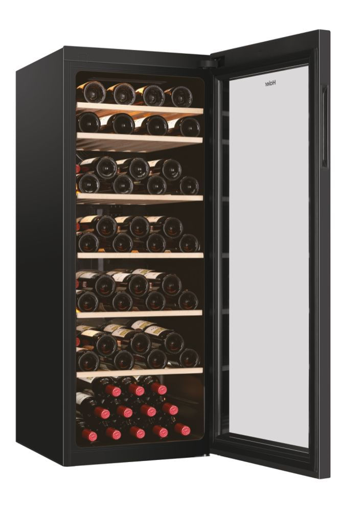 Haier-Wine-Bank-50-Serie-5-HWS84GA-Cantinetta-vino-con-compressore-Libera-installazione-Nero-84-bottiglia-bottiglie