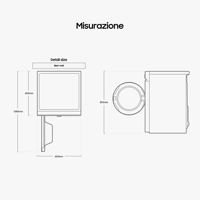 Samsung-DV90BB7445GES3-asciugatrice-Libera-installazione-Caricamento-frontale-9-kg-A----Bianco