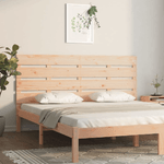 Testiera per Letto 140x3x80 cm in Legno Massello di Pino