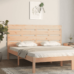 Testiera per Letto 200x3x80 cm in Legno Massello di Pino