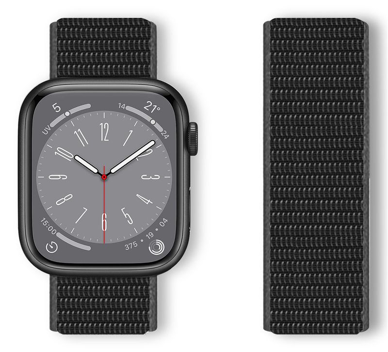 Celly-WBand-Cinturino-per-Apple-Watch-42-44-45mm-Strap-Nero