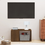 Mobile Porta TV Rovere Marrone 60x24x32 cm in Legno Ingegnerizzato