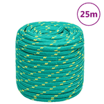 Corda Nautica Verde 18 mm 25 m in Polipropilene