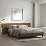 Testiera Letto Rovere Marrone 240x1,5x80 cm Legno ingegnerizzato