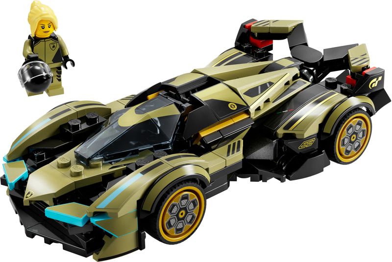 LEGO-Speed-Champions-Super-Car-Lamborghini-Lambo-V12-Vision-GT-Macchina-Giocattolo-per-Bambini-da-10-Anni-Modellino-di-Auto-da-Costruire-con-Minifigure-del-Pilota-Idea-Regalo-da-Collezione-76923