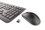 CHERRY-DW-3000-tastiera-Mouse-incluso-Universale-RF-Wireless-AZERTY-Francese-Nero