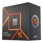 Amd CPU AMD RYZEN 5 7600 5.20 GHz 6 CORE 38MB SKT AM5 - RADEON GRAPHICS -100-100001015BOX