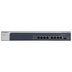 NETGEAR XS508M Non gestito 10G Ethernet (100/1000/10000) Grigio, Argento