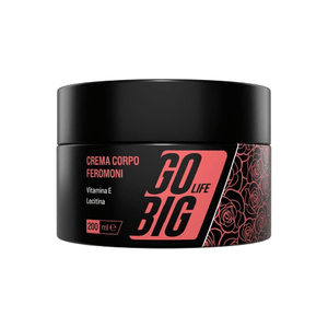 Gobig life crema corpo ai feromoni con vitamina e e lectina - idratazione profonda, aumento dell'attrattiva e sicurezza  profumo seduce e attrae