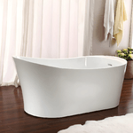 Vasca da bagno free standing bianca con piletta e troppopieno cm 170 *** confezione 1