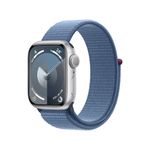 Apple-Watch-Series-9-GPS-41mm-Silver-Aluminum-Case-Sport-Loop---Winter-Blue-EU