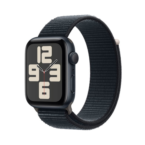 Apple-Watch-SE-GPS-Cassa-44mm-in-Alluminio-Mezzanotte-con-Cinturino-Sport-Loop-Mezzanotte