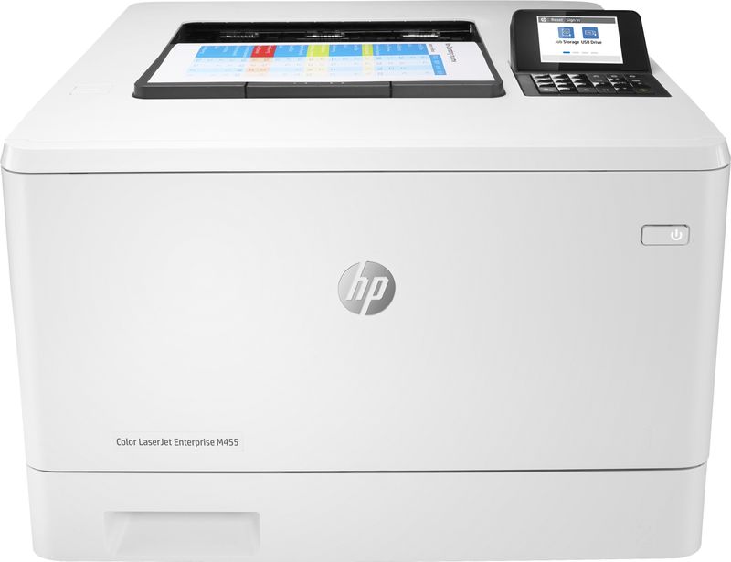 HP-Color-LaserJet-Enterprise-Stampante-Enterprise-Color-LaserJet-M455dn-Colore-Stampante-per-Aziendale-Stampa-Compatta--Avanzate-funzionalita-di-sicurezza--Efficienza-energetica--Stampa-fronte-retro