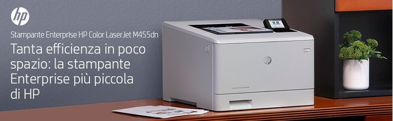 HP-Color-LaserJet-Enterprise-Stampante-Enterprise-Color-LaserJet-M455dn-Colore-Stampante-per-Aziendale-Stampa-Compatta--Avanzate-funzionalita-di-sicurezza--Efficienza-energetica--Stampa-fronte-retro