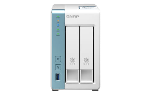 QNAP-TS-233-server-NAS-e-di-archiviazione-Mini-Tower-Collegamento-ethernet-LAN-Bianco-Cortex-A55