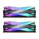 Adata Ram Gaming Xpg Spectrix D60G 16Gb(2X8Gb) Ddr4 3600Mhz Rgb Cl18-22-22 Tungsten Grey