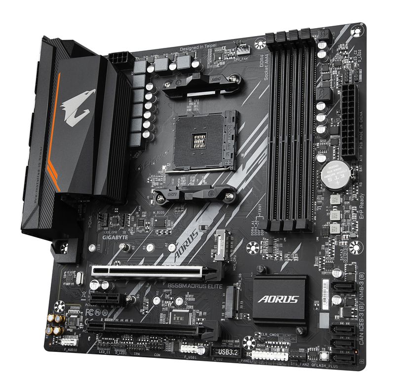 Gigabyte-B550M-AORUS-ELITE-Presa-AM4-micro-ATX-AMD-B550