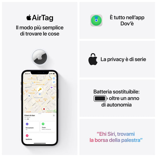 Airtag-Localizzatore-Apple-1-Pack-