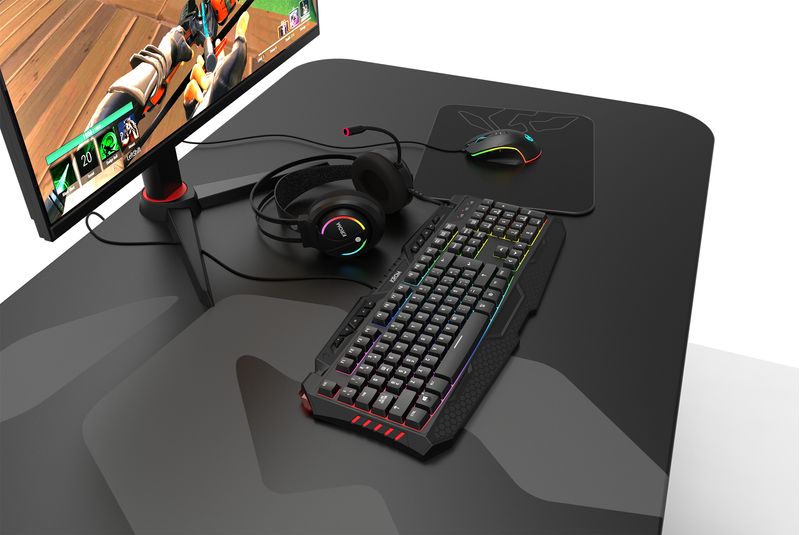 Krom-Keos-Mouse-Gaming-USB-6400DPI---7-Pulsanti-configurabili---Luce-arcobaleno-RGB---Uso-colorato-a-destra---colore-ner