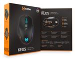 Krom-Keos-Mouse-Gaming-USB-6400DPI---7-Pulsanti-configurabili---Luce-arcobaleno-RGB---Uso-colorato-a-destra---colore-ner