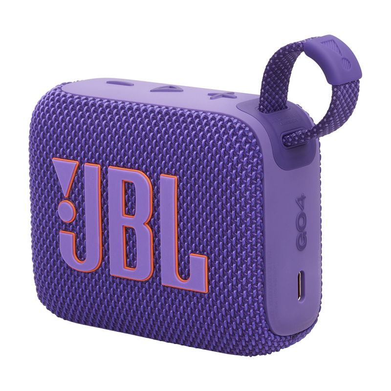 JBL-GO-4-Speaker-Bluetooth-Portatile-Altoparlante-Wireless-con-Design-Compatto-Waterproof-e-Resistenza-alla-Polvere-IP67-fino-a-7-h-di-Autonomia-USB-Compatibile-con-App-Portable-Viola