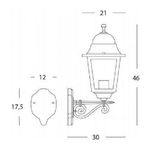 Sovil Applique Grande In Alto Linea Quadrata Alluminio