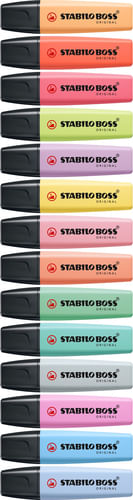 STABILO-Boss-Original-Pastel-evidenziatore-1-pezzo-i--Pennello-punta-sottile-Lime